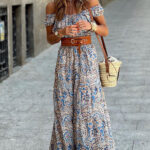 Boho Paisley Off Olga -maksimekko